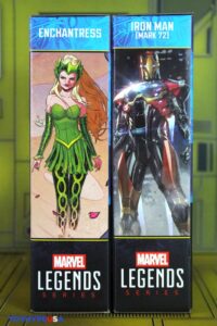 Hasbro Marvel Legends Series Executioner Build-A-Figure Wave Enchantress & Mark 72 Mysterium Armor Iron Man Figures