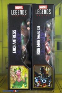 Hasbro Marvel Legends Series Executioner Build-A-Figure Wave Enchantress & Mark 72 Mysterium Armor Iron Man Figures