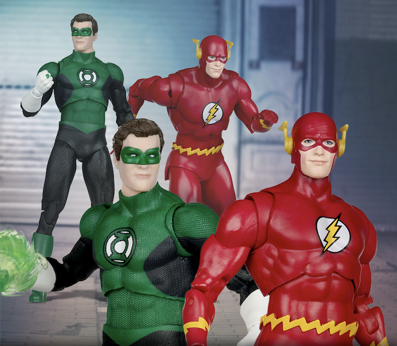 McFarlane Toys x DC Direct Page Punchers Green Lantern Hal Jordan & The Flash Barry Allen Figures