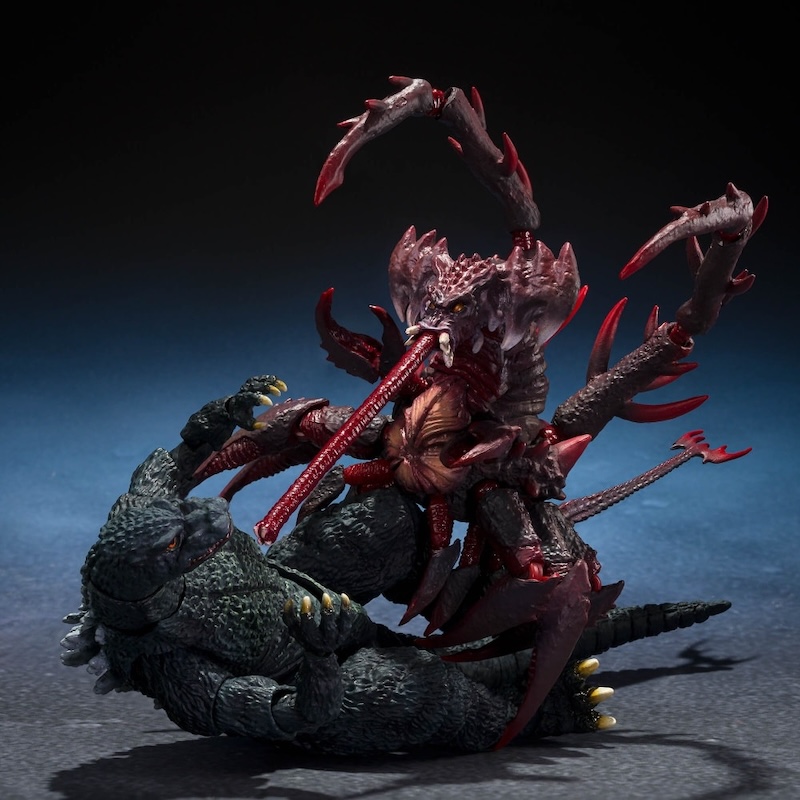 Bandai Namco - S.H. MonsterArts Godzilla vs. Destoroyah Godzilla Jr. & Destoroyah Evolution Set Figures