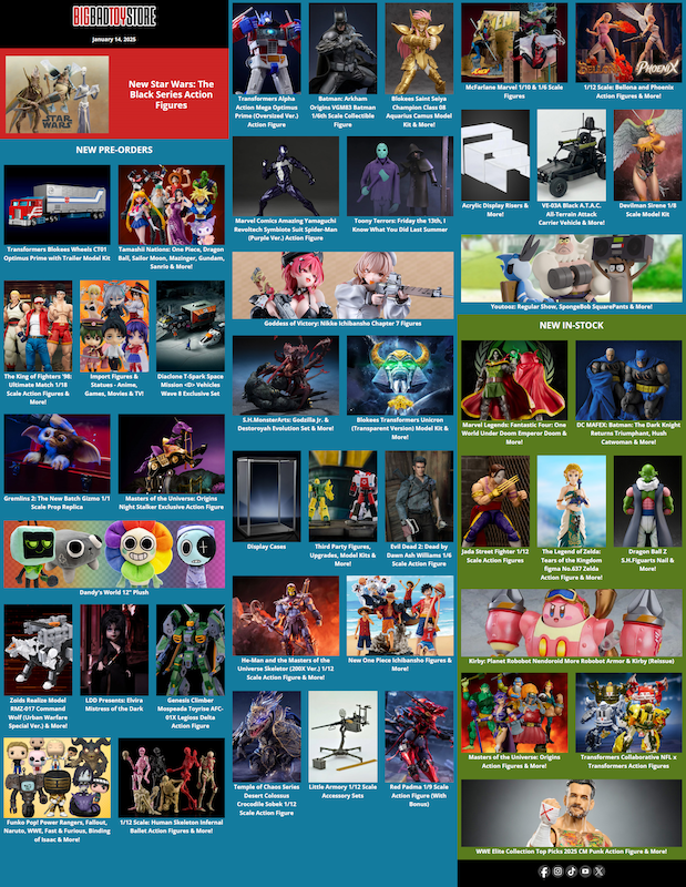 BigBadToyStore News Star Wars, Gremlins, Transformers, Anime, Batman, King of Fighters