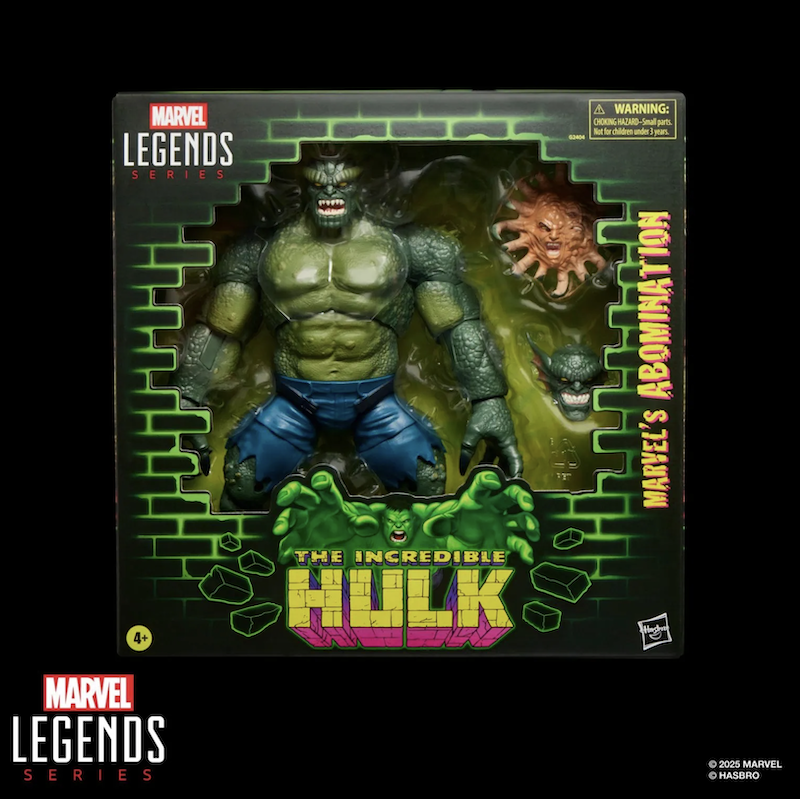 Hasbro Marvel Legends Series Retro Carded Incredible Hulk - Abomination Figure