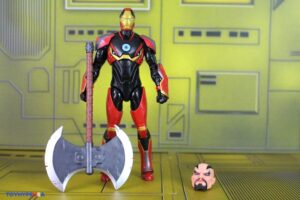 Hasbro Marvel Legends Series Executioner Build-A-Figure Wave Enchantress & Mark 72 Mysterium Armor Iron Man Figures