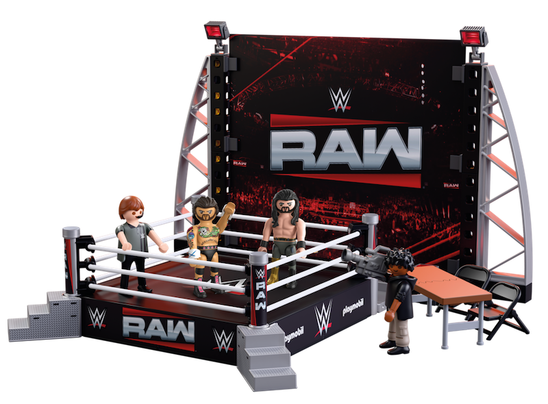 PLAYMOBIL x WWE RAW Ring Out of Package Image