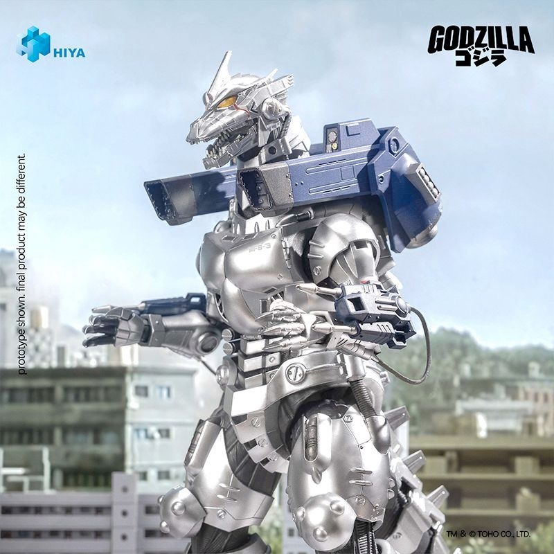 Hiya Toys Godzilla Against Mechagodzilla (2002) Mechagodzilla MFS-3 Kiryu Figurę