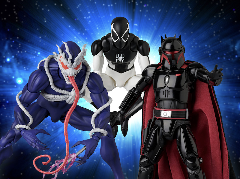 Medicom - MAFEX Venom 2099, Negative Zone Spider-Man, & Moff Gideon Figures