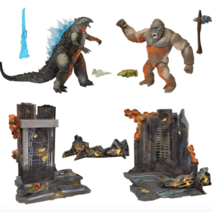 Monsterverse City Battle Godzilla and Kong 6-Inch Action Figure 2-Pack