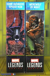 Hasbro Marvel Legends Series (Executioner Build-A-Figure Wave) Dark Avenger Spider-Man & Werewolf By Night Figures