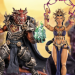 Four Horsemen Studios - Infinite Legions Arkhan the Cruel & Aksana the Inquisitor Figures