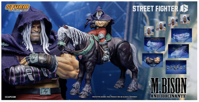 Storm Collectibles Street Fighter 6 M. Bison & Rocinante 1/12 Scale Action Figure Set
