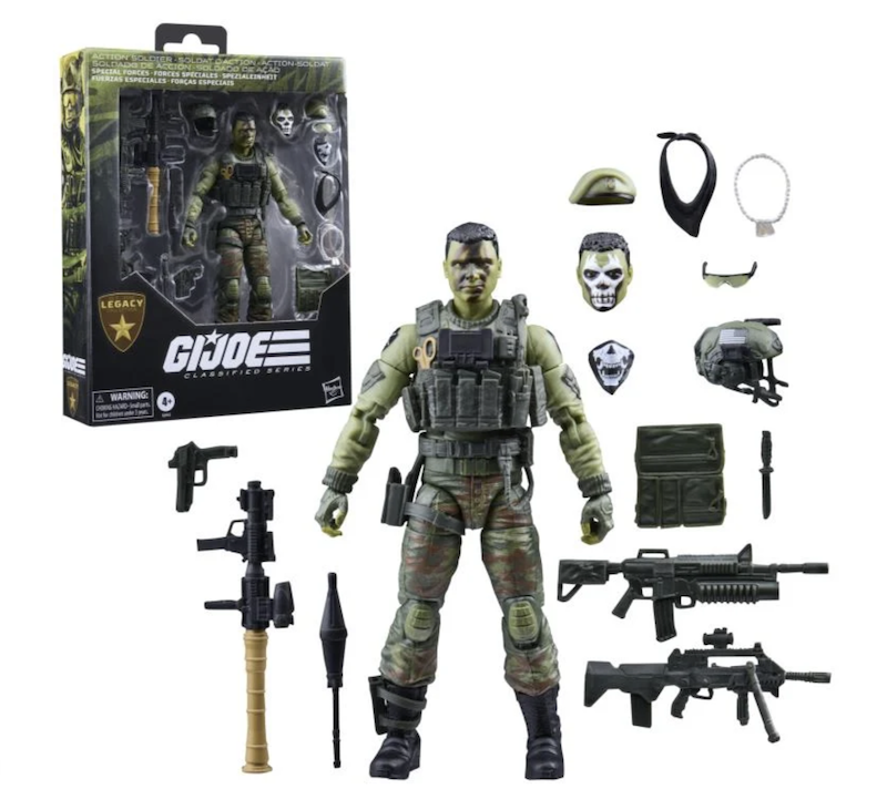 Hasbro G.I. Joe Classified Series 6" Legacy Collection Action Soldier (Special Forces) Figure