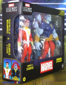 Hasbro Marvel Legends Series Marvel's Starfox & Champion of the Universe Figures