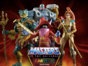 Mattel Masters of the Universe Origins 200X Teela, Orko, Mer-Man & Roboto Figures
