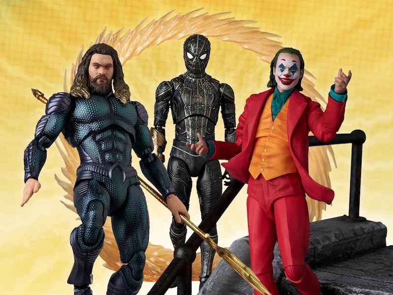Medicom - MAFEX Aquaman, Joker & Spider-Man Figures