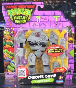Playmates Toys Teenage Mutant Ninja Turtles Mutant Mayhem Chrome Alone 2 - Lost in New Jersey - Chrome Dome Figure