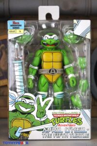 NECA Toys Teenage Mutant Ninja Turtles Adventures April as the 5th Turtle Archie Comics Figure