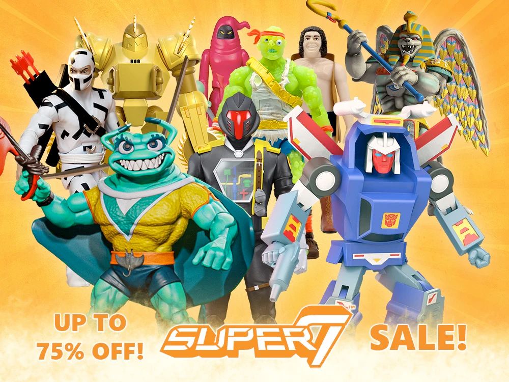 BigBadToyStore Offers Super7 Sale With Savings up to 75% off