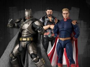 Medicom MAFEX The Boys Homelander & Butcher, & Armored Batman Figures