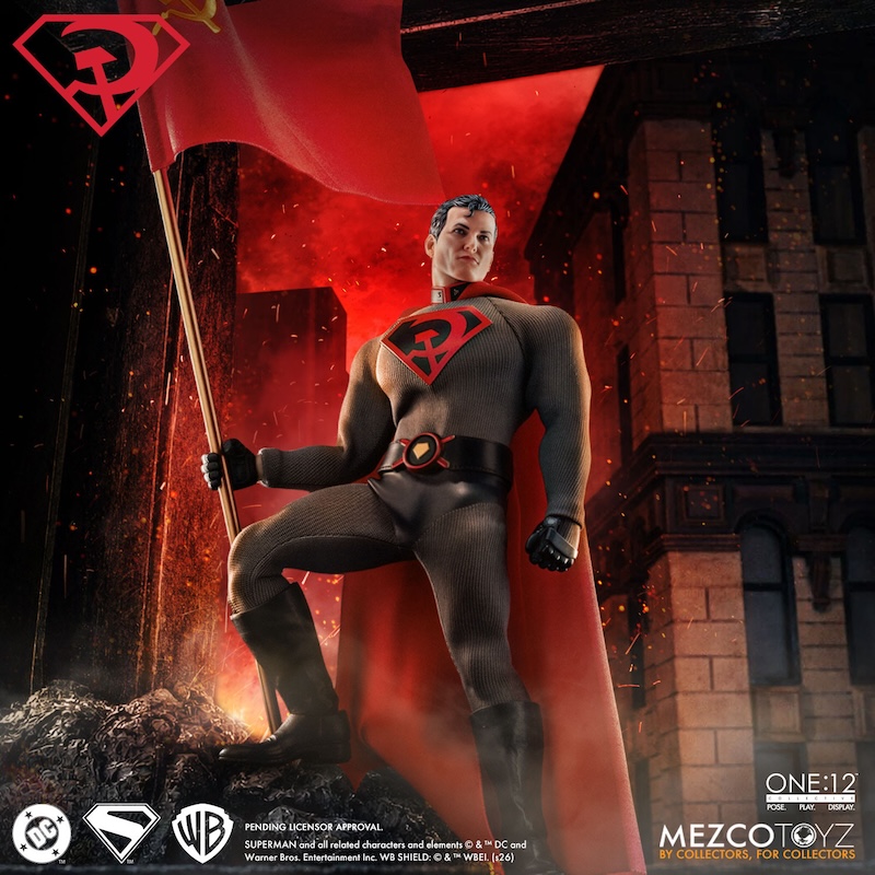 Mezco Toyz Superman Red Son One12 Collective Superman Figure
