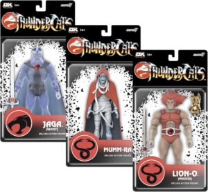 Super7 ThunderCats Deluxe Lion-O (Mirror), Mumm-Ra (Old Man) & Ghost Jada Figures