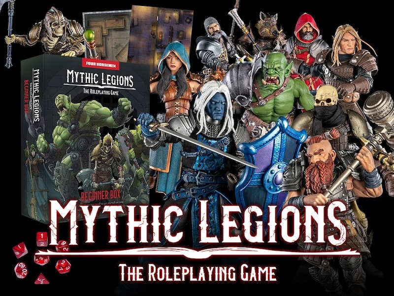 Four Horsemen Studios - Mythic Legions The Roll Playing Game & Figures