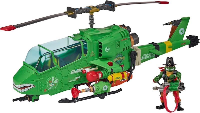 Teenage Mutant Ninja Turtles x G.I. Joe Turtle-Fly Copter Amazon Exclusive