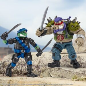 Playmates Toys Teenage Mutant Ninja Turtles x G.I. Joe Figures & Vehicles