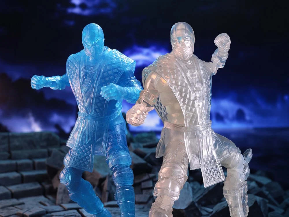 McFarlane Toys Mortal Kombat Klassic Wave 5 Reptile (Invisible) & Sub-Zero (Ice Clone) Figures