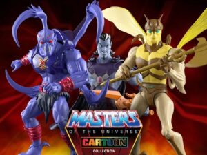 Mattel Masters of the Universe Origins 200X Keldor, Buzz-Off & Webstor Figures 