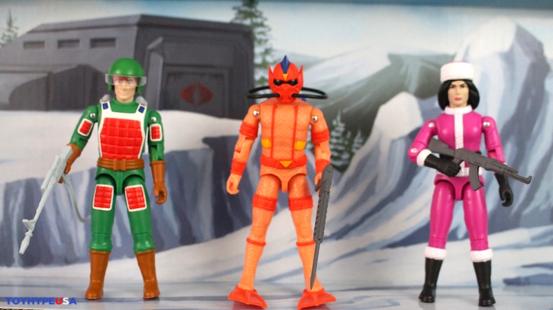 Super7 G.I. Joe ReAction+ Wave 7 – Flash, Hydro Viper & Daina Figures