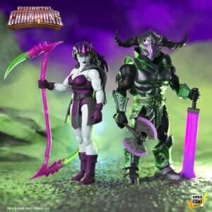 Boss Fight Studios Immortal Champions Chthonic Knight & Fell Necromancer Figures