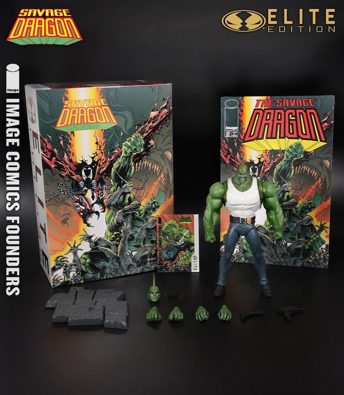 McFarlane Toys Savage Dragon Image Comics Founders Series Elite Edition 7" Deluxe Figure