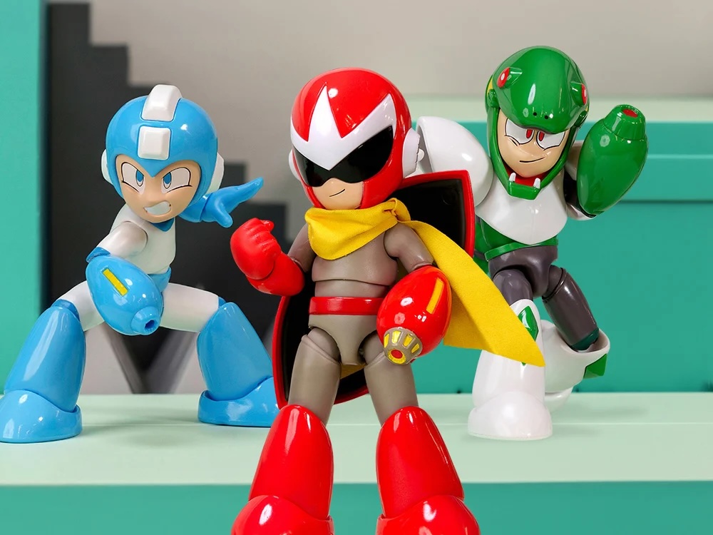 Jada Toys Mega Man Wave 4 Gemini Laser Mega Man, Snake Man & Proto Man 1/12 Scale Figures