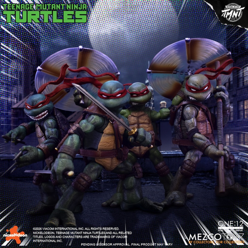 Mezco Toyz Teenage Mutant Ninja Turtles (Comics) One12 Collective Deluxe Boxed Set