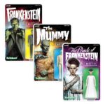 Super7 Universal Monsters The Mummy, Frankenstein & Bride of Frankenstein ReAction+ Figures
