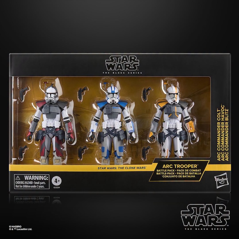 Hasbro Star Wars The Black Series 6″ ARC Trooper Battle Pack Figures Pre-Orders