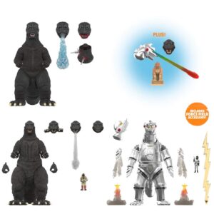 Super7 Toho ULTIMATES! Wave 7 Godzilla 74, Mechagodzilla 74, & Godzilla 54 Figures
