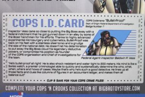 Fresh Monkey Fiction Cops 'N Crooks Bulletproof Figure