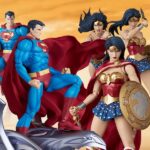 Medicom - MAFEX Superman For Tomorrow - Superman & Wonder Woman Figures