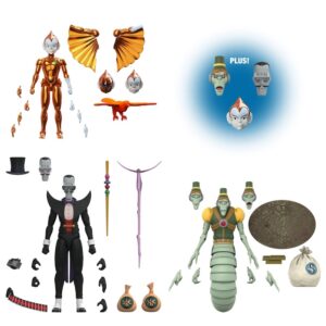 Super7 Silverhawks Ultimates! Wave 8 - Poker-Face, Yes-Man & Copper Kidd Figures