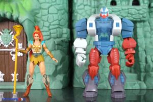 Mattel Masters of the Universe Origins 200X Cartoon Collection Teela & Roboto Figures