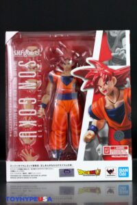 Bandai Namco Dragon Ball Super S.H. Figuarts Super Saiyan God Goku (Saiyan God Instilled With the Light of Righteous Hearts) Figure