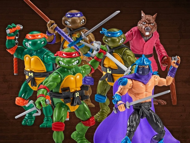 Playmates Toys Teenage Mutant Ninja Turtles Remastered Figures 6-Pack Update