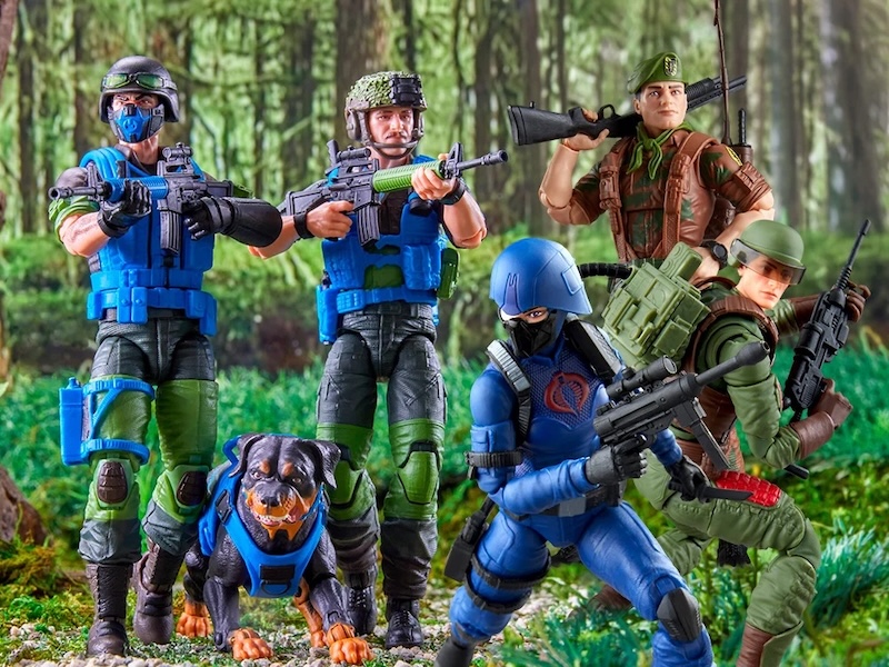 Hasbro G.I. Joe Classified Series 6" Retro Falcon, Cobra Valkyrie, Flash & Mad Marauders Footloose, Mutt, & Junkyard Figures Pre-Orders