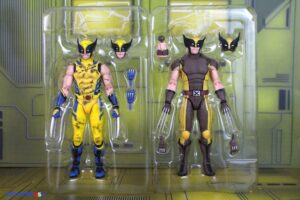 Hasbro Marvel Legends Series Deadpool & Wolverine Movie – Wolverine (Sleevless) & Wolverine (Brown Suit) Figures