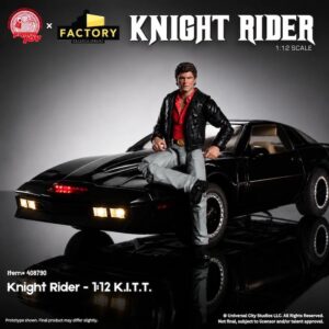 Factory Entertainment – Knight Rider K.I.T.T. Vehicle & Michael Knight Action Figure 1/12 Scale Limited Edition Set Pre-Orders
