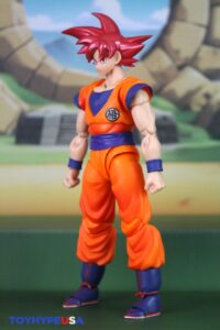 Bandai Namco Dragon Ball Super S.H. Figuarts Super Saiyan God Goku (Saiyan God Instilled With the Light of Righteous Hearts) Figure Review