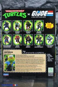 Playmates Toys Teenage Mutant Ninja Turtles x G.I. Joe Figures