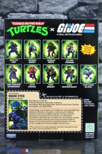 Playmates Toys Teenage Mutant Ninja Turtles x G.I. Joe Figures
