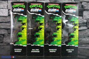 Playmates Toys Teenage Mutant Ninja Turtles x G.I. Joe Figures